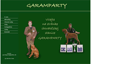 Desktop Screenshot of garamparty.vizsla.sk